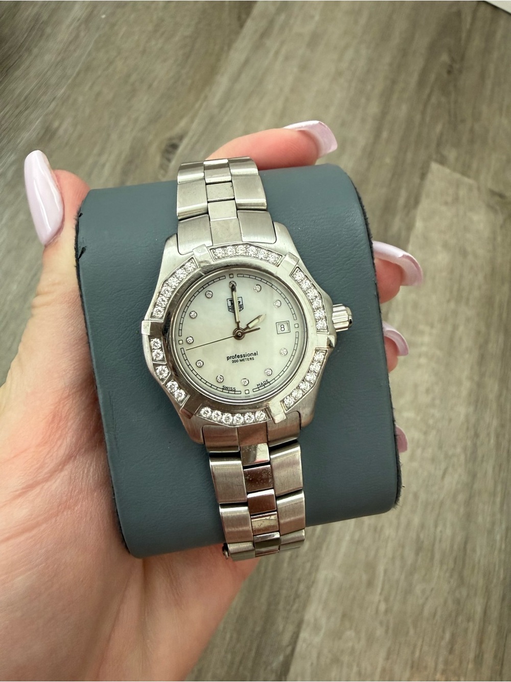 Tag Heuer Women's Aquaracer Diamond White Mother of Pearl Dial Watch